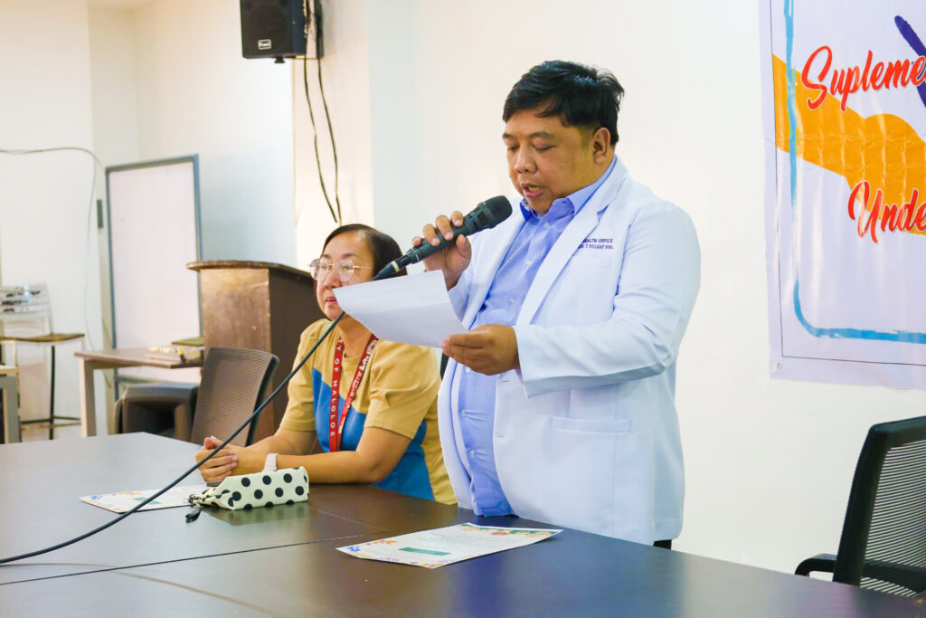 Food Items para sa 90-Day Dietary Supplementation Program, Ipinamahagi
